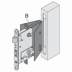 Hafele Koruma Levh. 65X72Mm Kilit İçin 2Mm