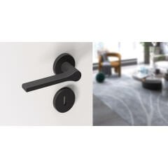 Hafele CLE Kol seti (wc) mat siyah