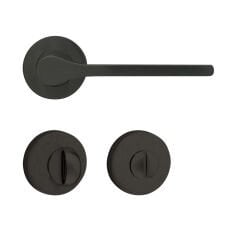 Hafele CLE Kol seti (wc) mat siyah