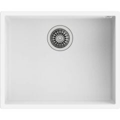 Peramics Teka SQUARE 50.40 TG ARTIC WHITE Tezgahaltı Granit Eviye Beyaz 50 cm 115230024