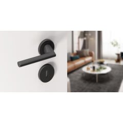 Hafele EDGE Kol seti (wc) mat siyah