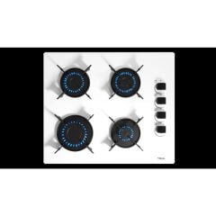 Peramics Teka - GBE 64002 KBC WH (E4) - Ankastre Cam Gazlı Ocak - Lama Izgara - Beyaz - 60 cm - 112580050