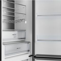 Rbf 88680 Dss 378 Litre 60 cm A Enerji Sınıfı Total No Frost Inverter Solo Kombi Buzdolabı - Koyu Inox
