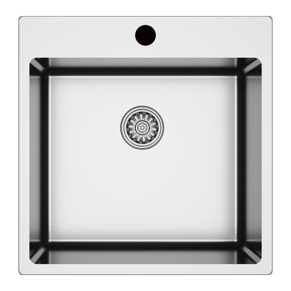 Hafele Novara11 Eviye Seti 500x505mm Paslanmaz Çelik Parlak