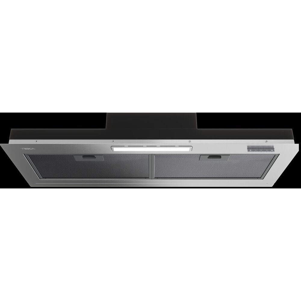 Integra Gfı 93030 Kos Ix 90 cm 314 M³/sa Emiş Güçlü Tam Ankastre Gömme Aspiratör - Siyah Cam/ınox