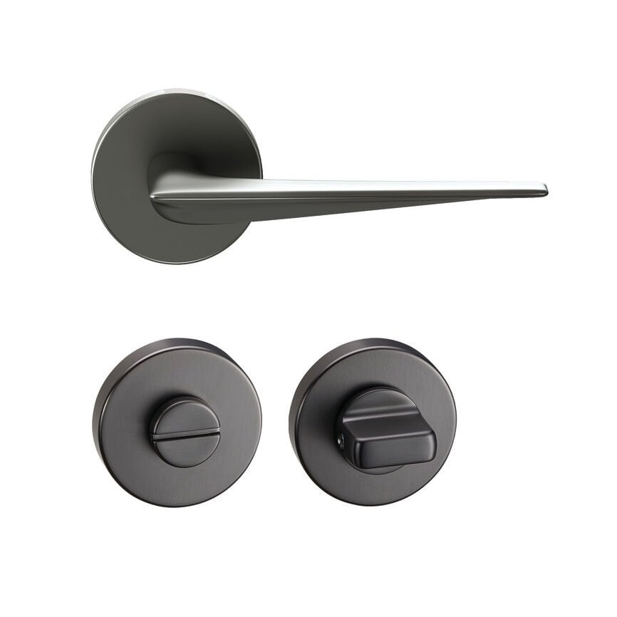 Hafele TIFFANY Kol seti (wc) titanyum