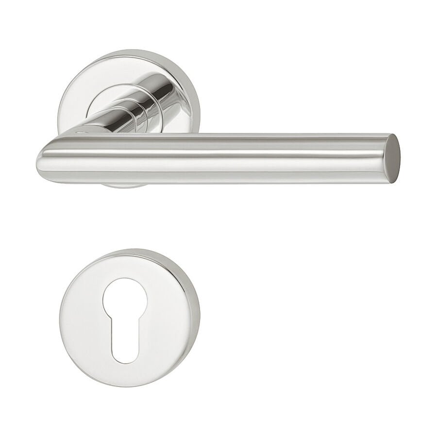 Hafele Kapı kol seti PC 8mm pas.çel parlak