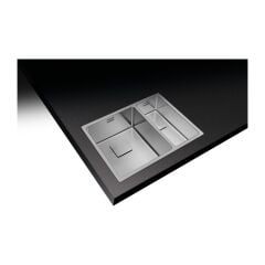 FLEXLINEA RS15 2B 580 Ankastre/Tezgaha Sıfır/Tezgahaltı Eviye Paslanmaz Çelik 58 cm 115030010