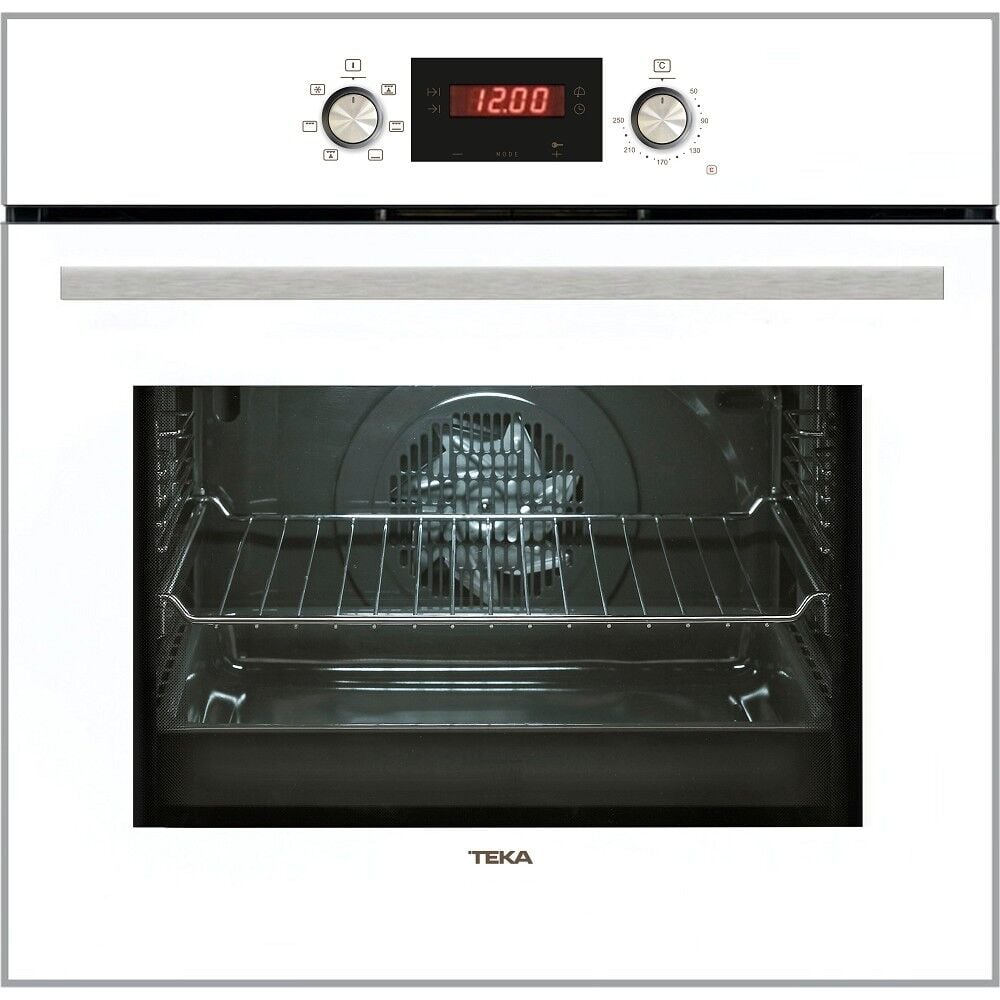 - Hak 627 Wh - Ankastre Multifonksiyonel Dijital Ekranlı Fırın - Gömülebilir Düğme - Beyaz Cam - 65 Lt - 111020057