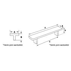 Hafele Mobilya Kulpu Leonilda 96mm Antik Bakır
