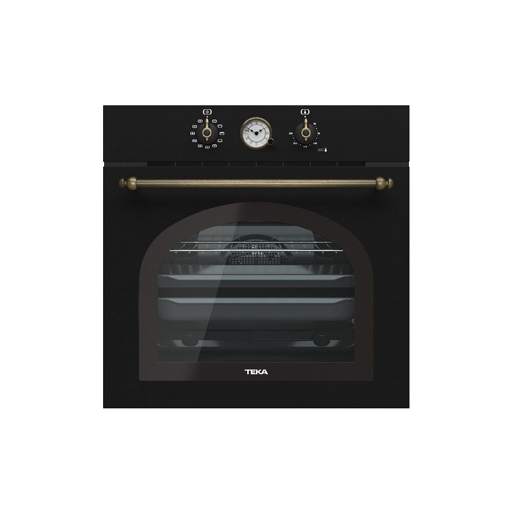 HRB 6300 AT Ankastre Multifonksiyonel Analog Zamanlayıcılı Country Fırın Antrasit 70 lt 111010010