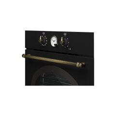 HRB 6300 AT Ankastre Multifonksiyonel Analog Zamanlayıcılı Country Fırın Antrasit 70 lt 111010010