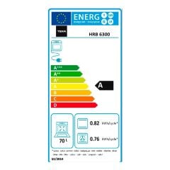HRB 6300 AT Ankastre Multifonksiyonel Analog Zamanlayıcılı Country Fırın Antrasit 70 lt 111010010