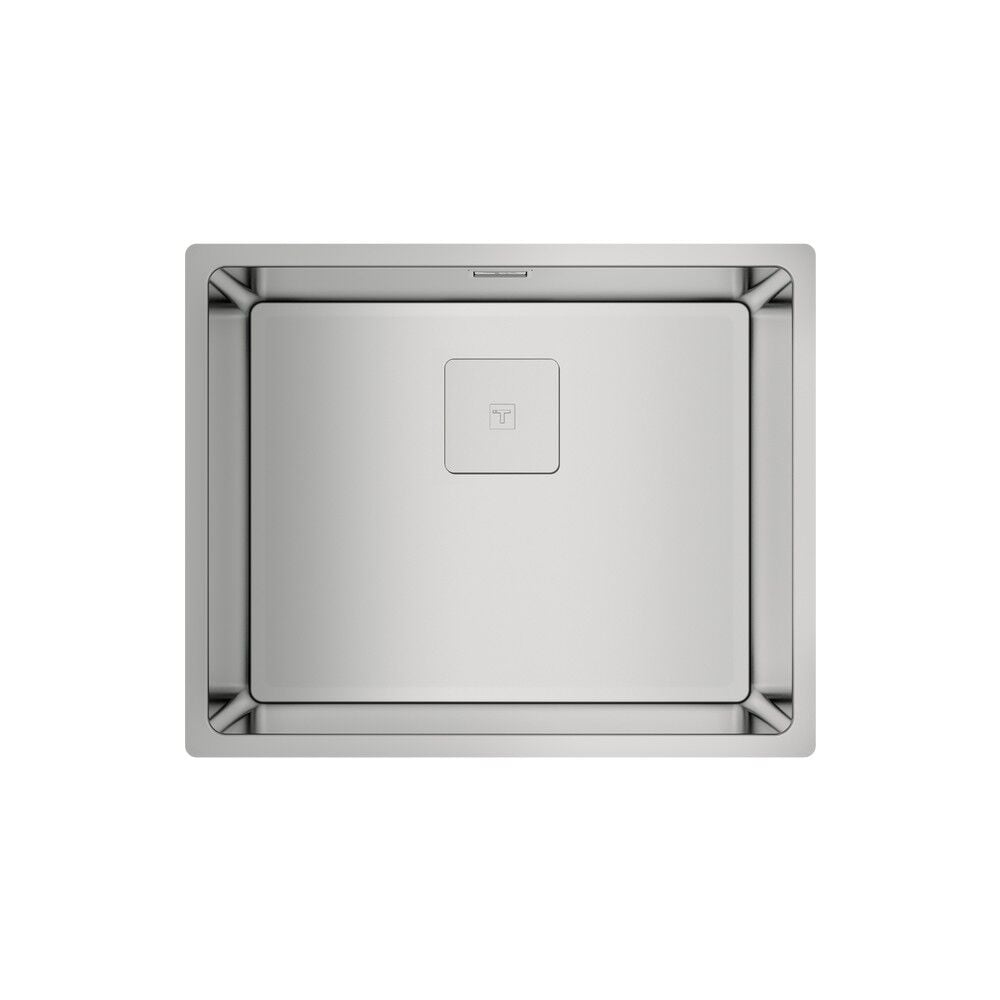 FLEXLINEA RS15 50.40 Paslanmaz Çelik Tezgahaltı Eviye Gri 50 cm Modern Şekil 115000012