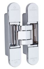 Gizli Kapı Menteşesi 135mm 80kg  Krom Parlak