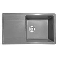 Quarstone LUSTER XL 6S Tezgah Üstü Gri Granit Evye