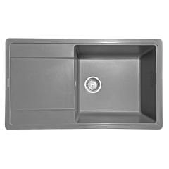 Quarstone LUSTER XL 6S Tezgah Üstü Gri Granit Evye