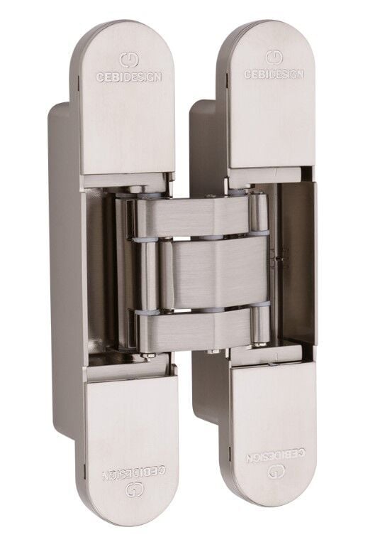 Gizli Kapı Menteşesi 135mm 80kg  Parlak Fırçalanmış Inox