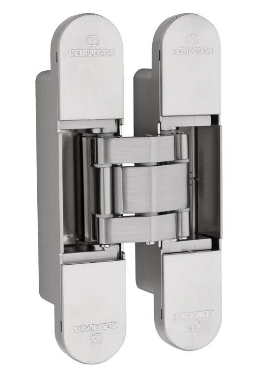 Gizli Kapı Menteşesi 135mm 80kg Satin  Krom