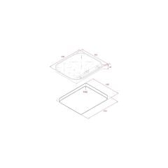 Irc 63320 7200 W Siyah Ankastre Cam Seramik İndüksiyonlu Ocak 60 cm Modern Tasarım 112510029