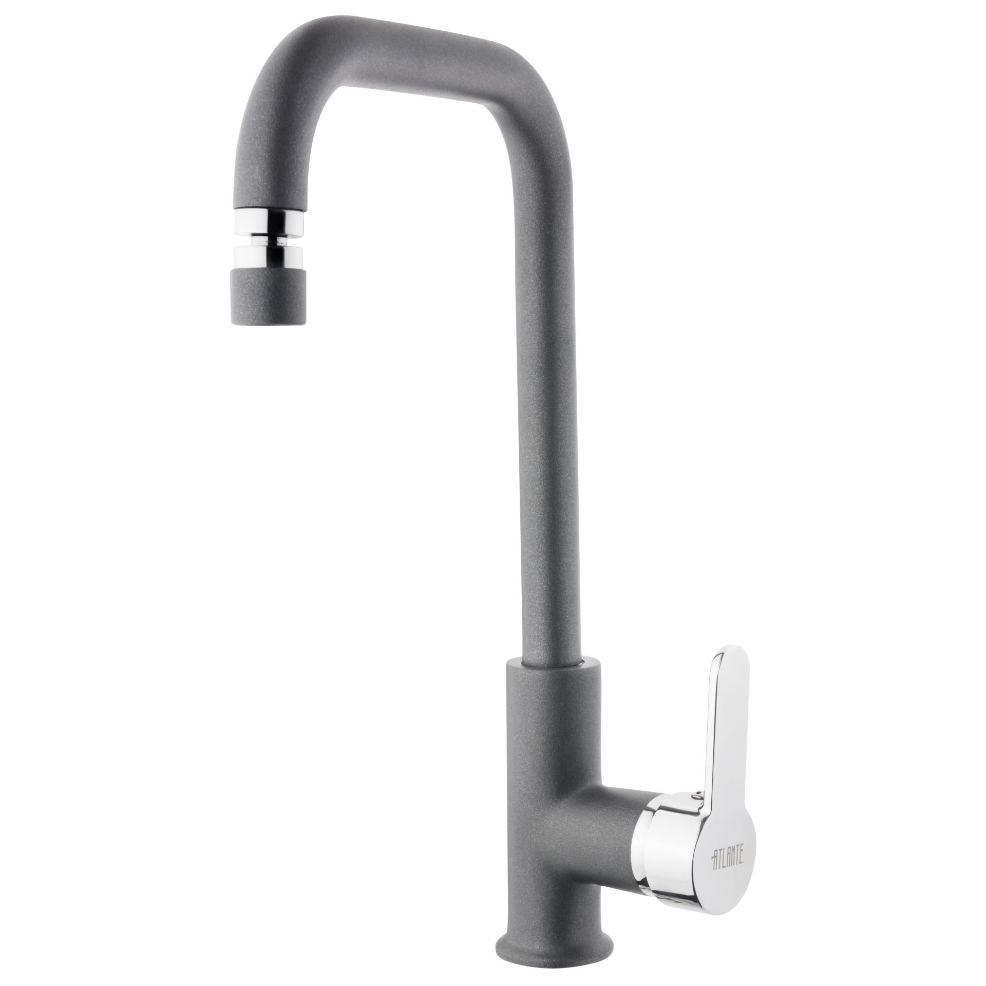 Granito Plus Eviye Bataryası Oynar Başlı Gri