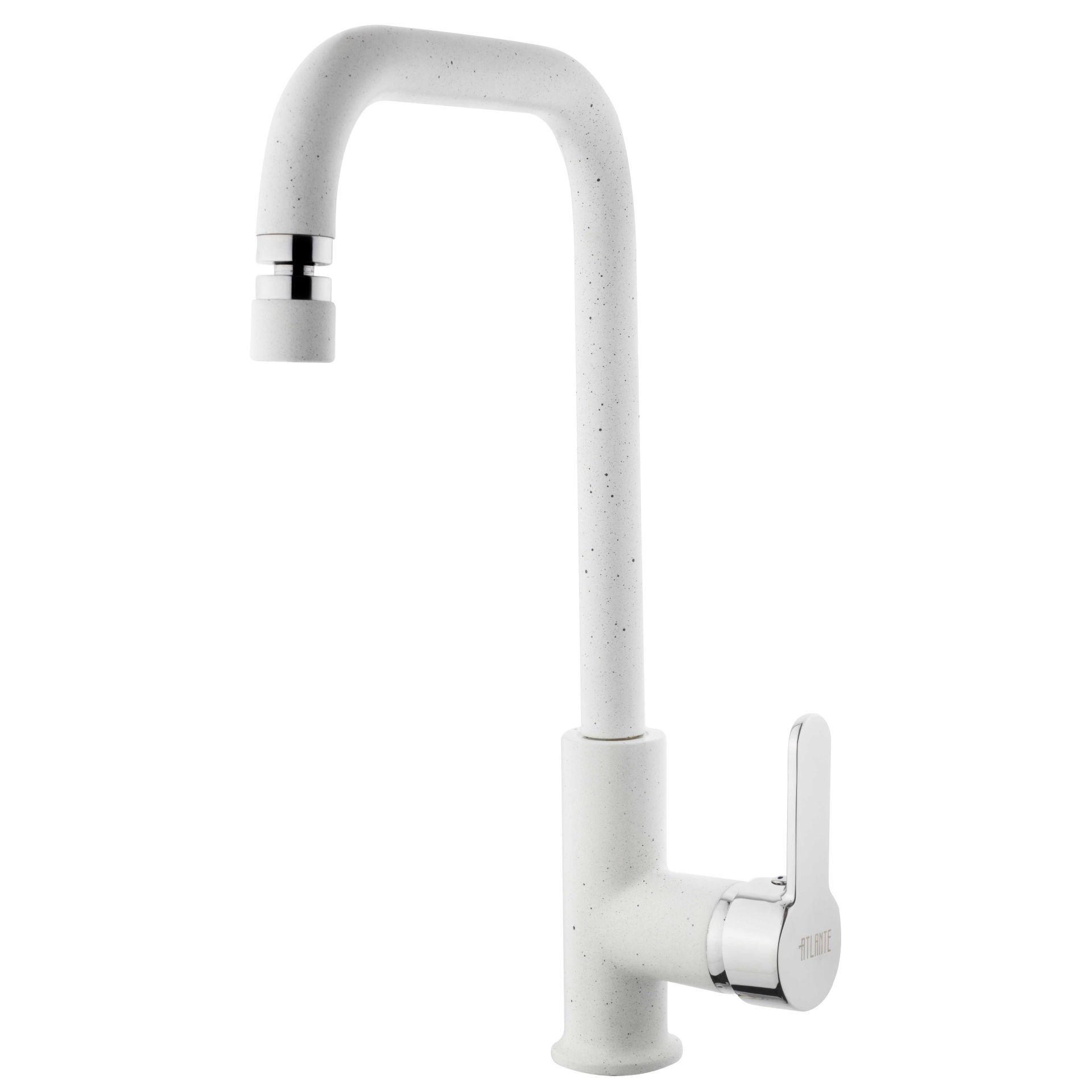 Granito Plus Eviye Bataryası Oynar Başlı Beyaz