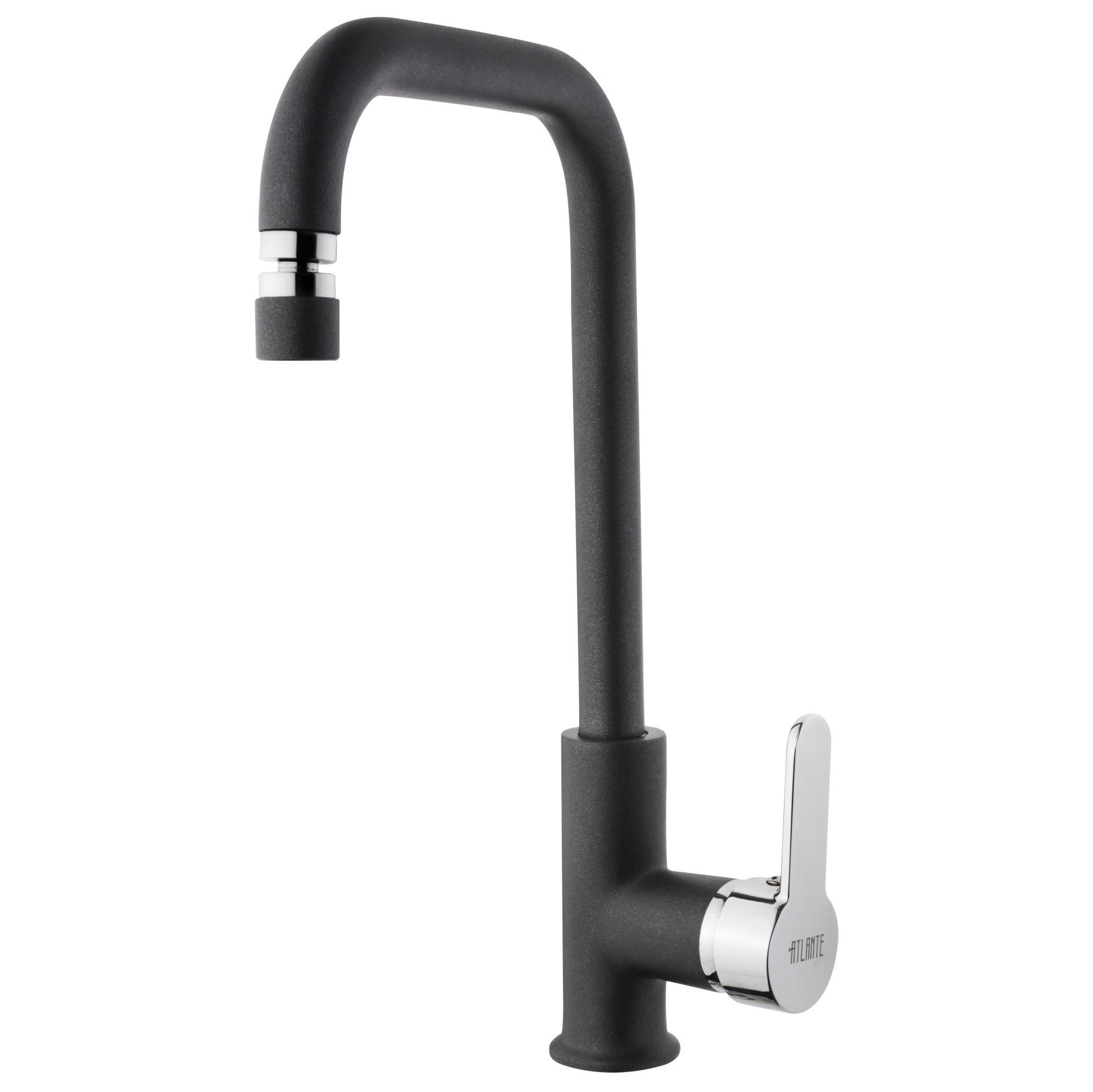 Granito Plus Eviye Bataryası Oynar Başlı Siyah