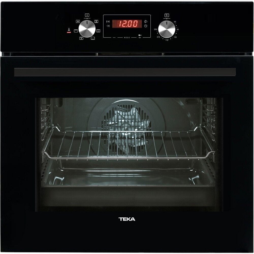 - Hak 625 Bk - Ankastre Multifonksiyonel Dijital Ekranlı Fırın - Siyah Cam - 65 Lt - 111020054