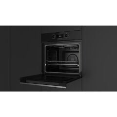 - HLB 8400 FBK - Ankastre Multifonksiyonel Dijital Ekranlı Turbo Fırın - Siyah Cam - 70 lt - 111000077