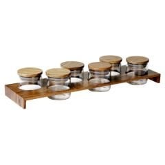 Hafele LEGRO Baharatlık 4lü 133x472,5x40mm Koyu Meşe