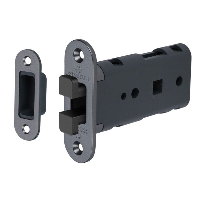 Kayar Kapı Kilidi WC Antrasit Mat