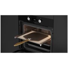 - PIZZA HLB 8510 P - Ankastre Multifonksiyonel Dijital Ekranlı Turbo Fırın - Siyah Cam - 70 lt - 111000046