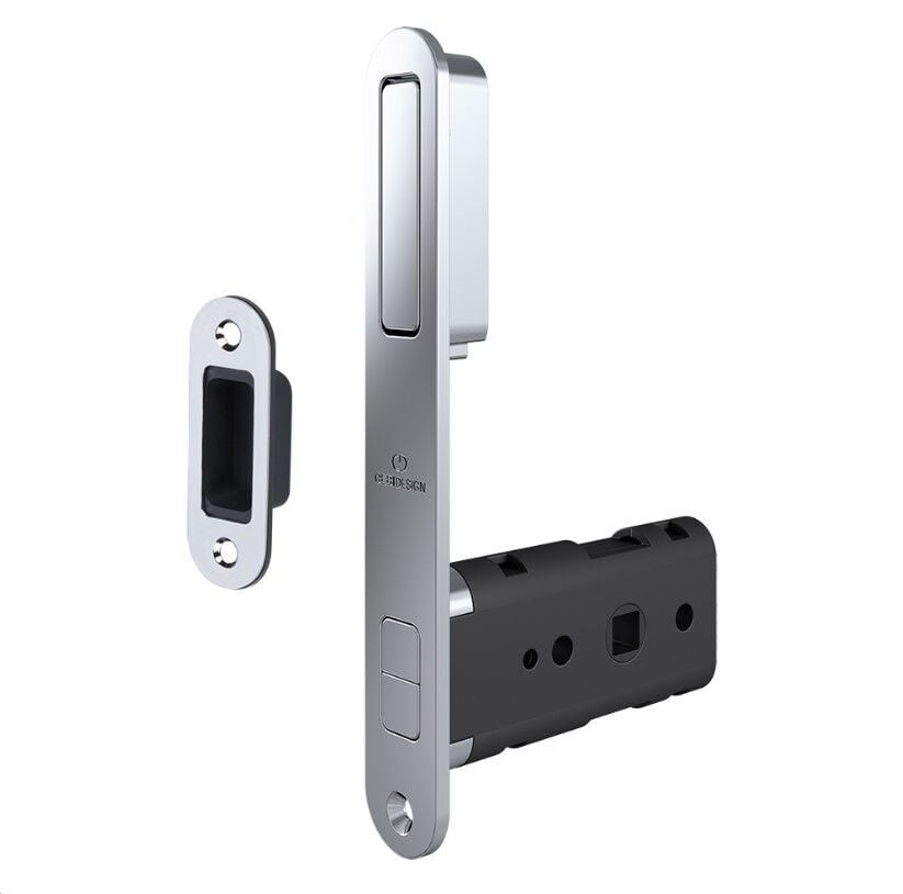 Kayar Kapı Kilidi WC KromParlak