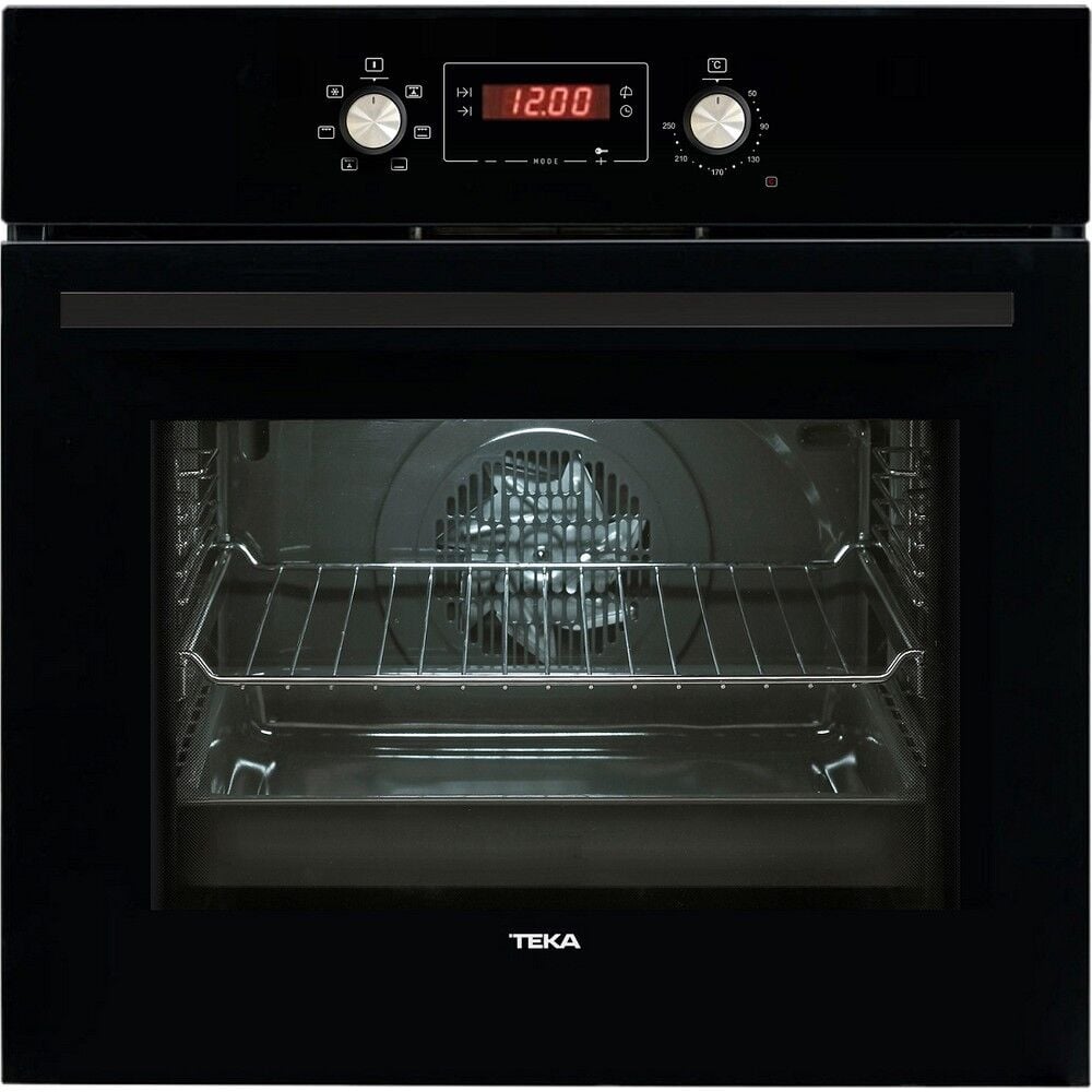 - Hak 627 Bk - Ankastre Multifonksiyonel Dijital Ekranlı Fırın - Gömülebilir Düğme - Siyah Cam - 65 Lt - 111020056