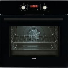 - Hak 627 Bk - Ankastre Multifonksiyonel Dijital Ekranlı Fırın - Gömülebilir Düğme - Siyah Cam - 65 Lt - 111020056