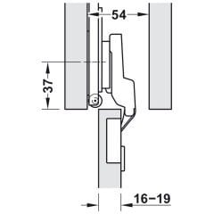 Hafele Slido F-Park71 16B/25B Kapak Montaj Seti