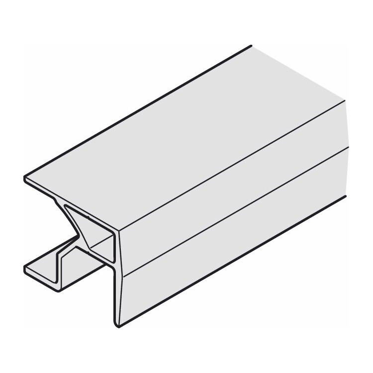 Hafele DUPLO 50 Katlanır Kapak Bağlantı Profili