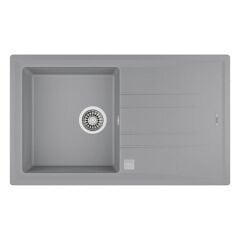 - STONE 50 B-TG METALLIC GREY - Ankastre Granit Eviye - Metalik Gri - 86 cm - 115330014