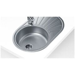 DR 77 1B 1D Ankastre Eviye Paslanmaz Çelik 77 cm 40127315
