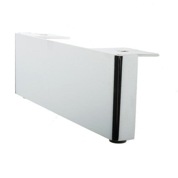 Hafele Köşeli Mobilya Ayağı 240x80mm, Mat Krom Renk