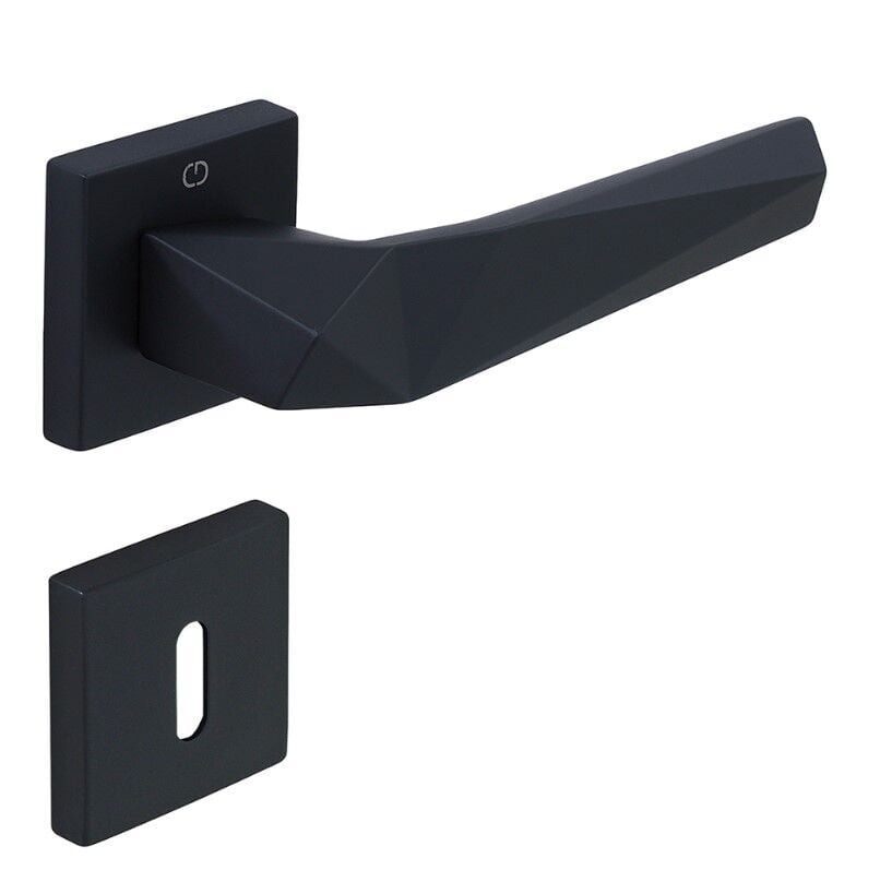 PIRA Kapı Kolu Seti Oda Siyah Mat