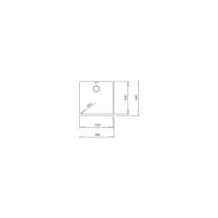 - Radea R10 40.40 M-Tg Granit Evye - Tezgahüstü / Tezgahaltı - White -115230050
