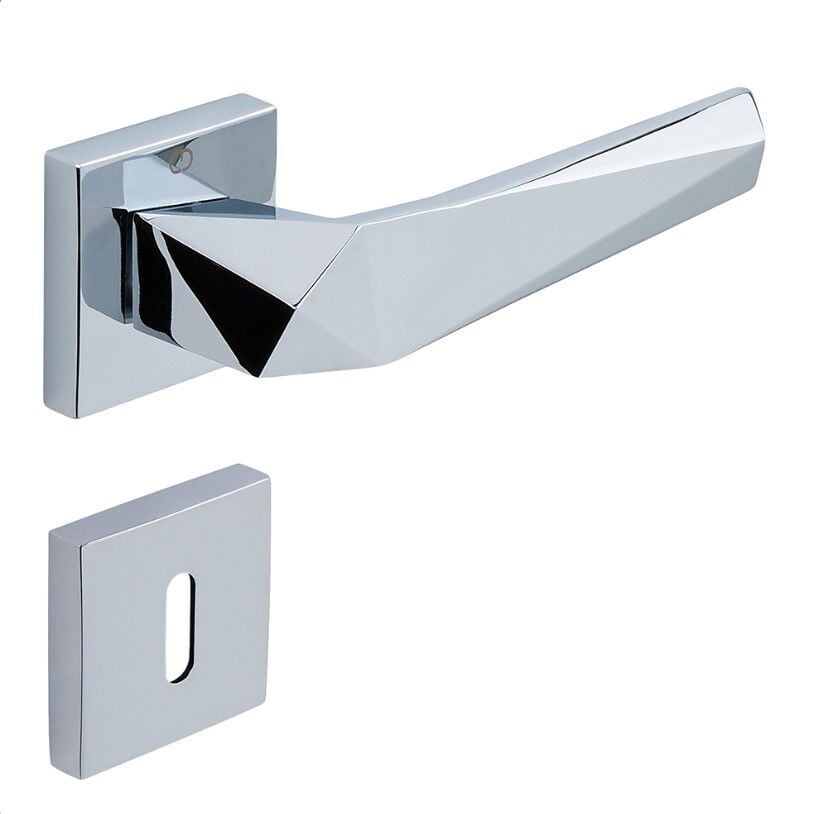 PIRA Kapı Kolu Seti Oda Krom Parlak