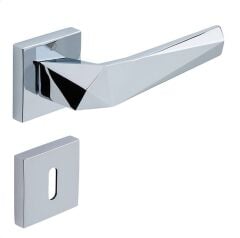 PIRA Kapı Kolu Seti Oda Krom Parlak