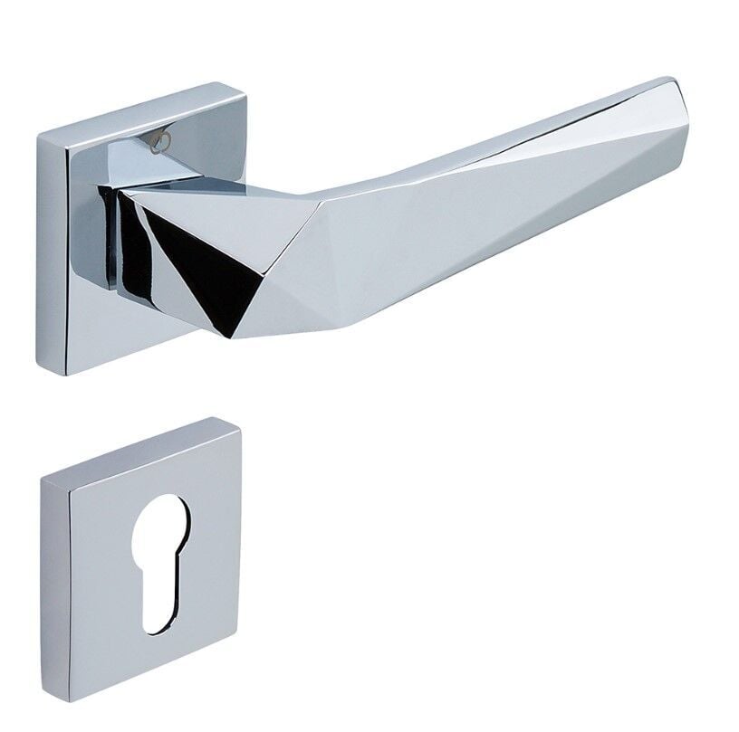 PIRA Kapı Kolu Seti Yale Krom Parlak