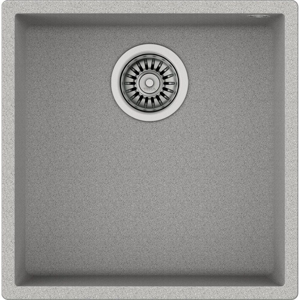 SQUARE 40.40 TG STONE GREY Granit Tezgahaltı Eviye Damlalıksız 40 cm 115230026 Gri