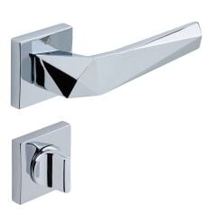 PIRA Kapı Kolu Seti WC Krom Parlak