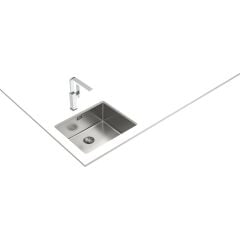 Peramics Teka - Be Lınea Pureclean 50.40 - Tezgahaltı Eviye - Paslanmaz Çelik - 50 cm - 115000065
