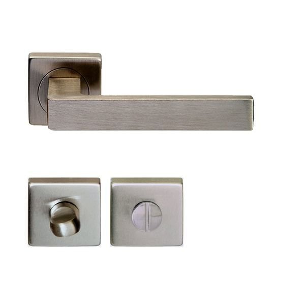 Hafele PROFIT II-Kol Seti Banyo Tipi (WC) Paslanmaz Çelik Renkli