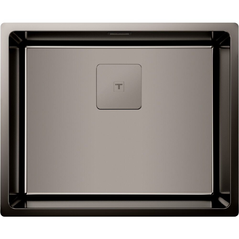 Peramics Teka - Flexlınea Rs15 50.40 Tıtanıum M-Fx - Ankastre Tezgaha Sıfır Tezgahaltı Eviye - Titanyum - 50 Cm - 115000024